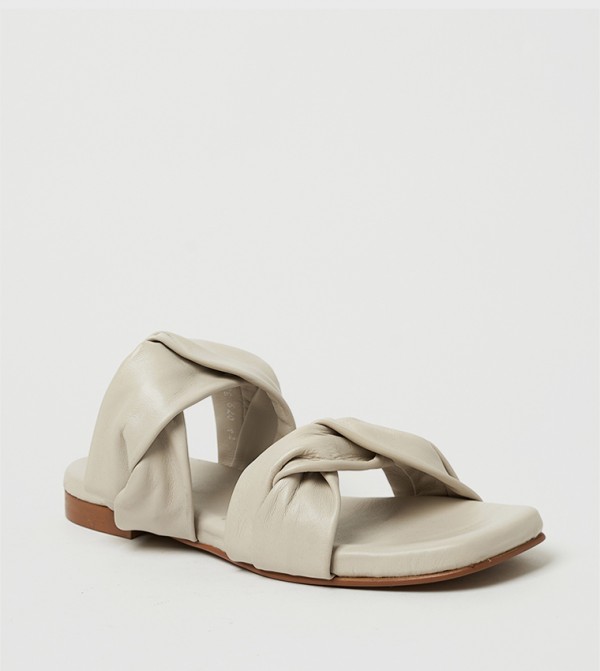 CARLOS Open Toe Flat Sandals