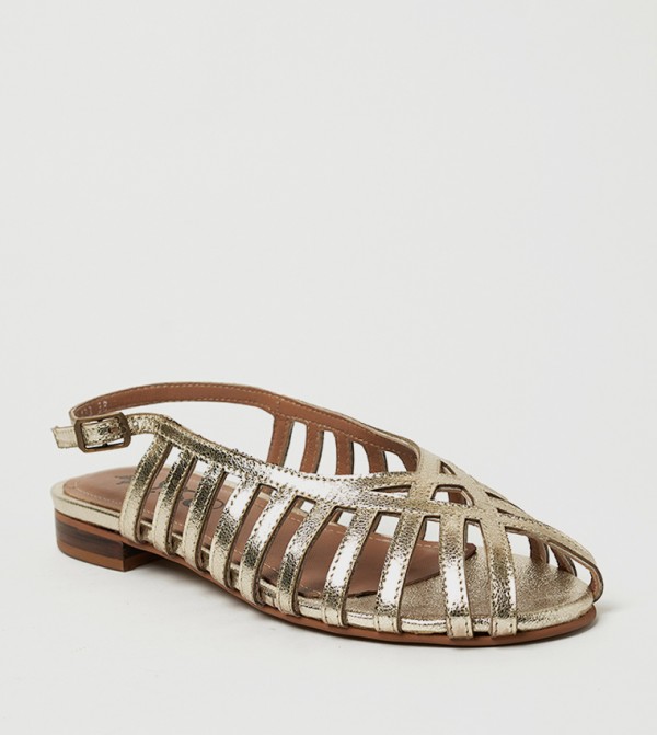 LEXI Caged Flat Sandals