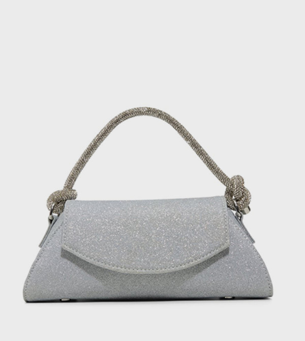 YBUTHA Embellished Top Handle Bag