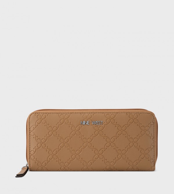 NORAH Patterned Zip Around Long Wallet