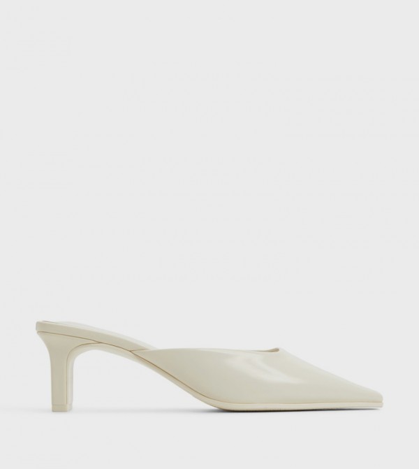 ZAHRAA Glossy Mule Pumps