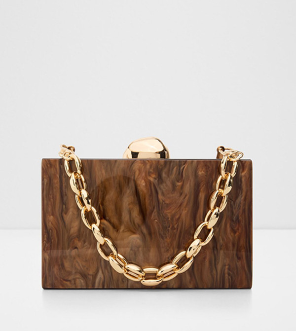 ZALORIAX Marble Clutch Bag