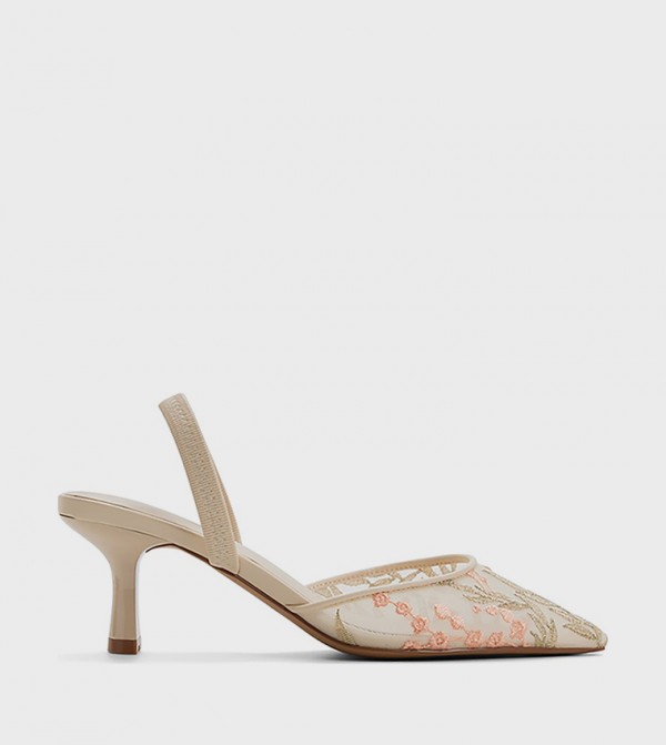 ZAYDAN Embroidered Pointed Toe Pumps