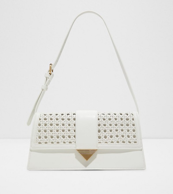 ZENITH Crochet Detail Shoulder Bag