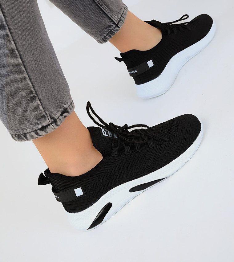 Knitted Casual Lace Up Shoes