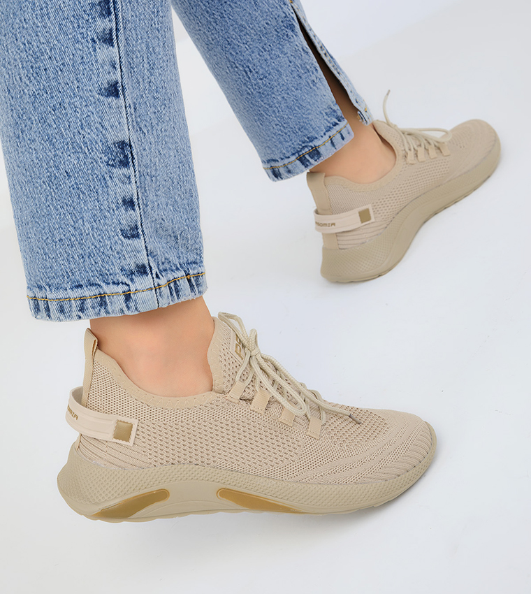 Knitted Casual Lace Up Shoes