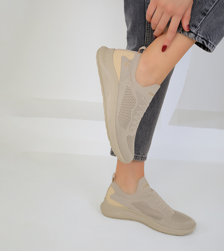 Printed Slip-On Casual Shoes