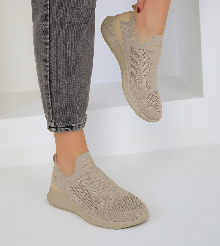 Printed Slip-On Casual Shoes
