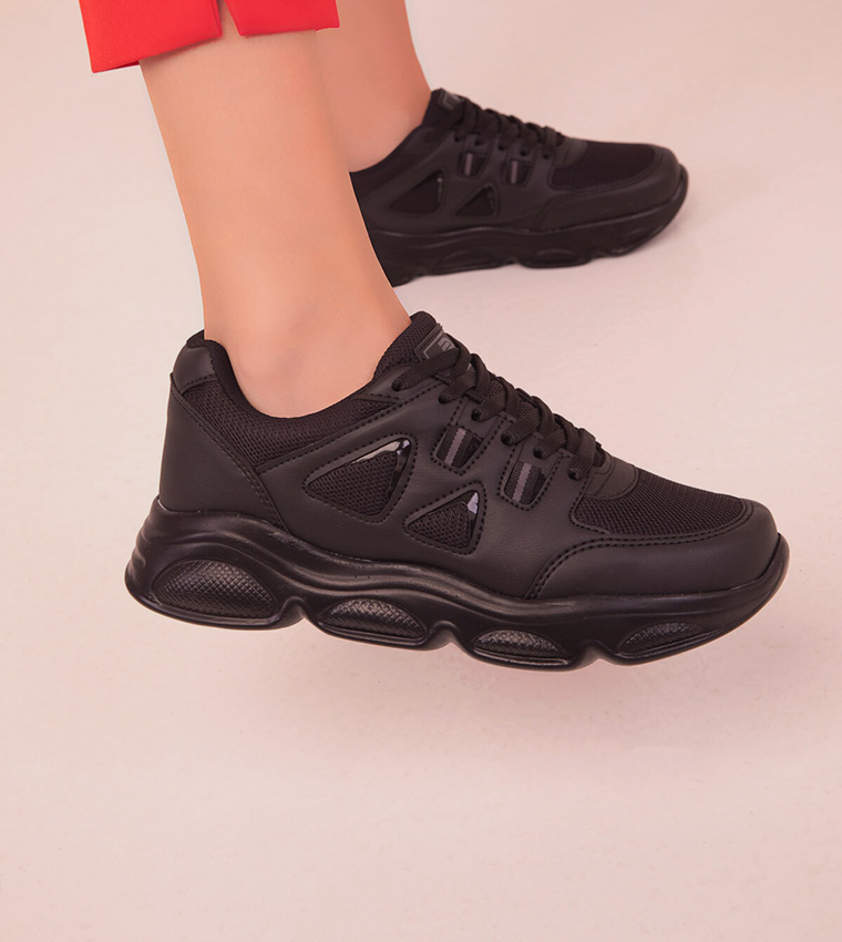 Round toe Chunky Platform Sneakers