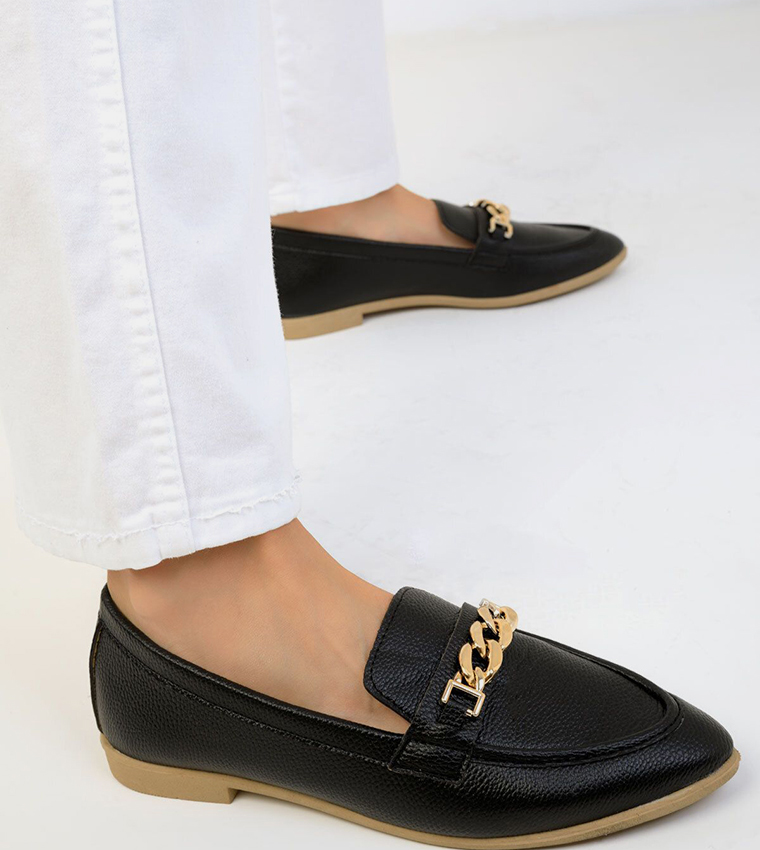 Chain-Link Loafers