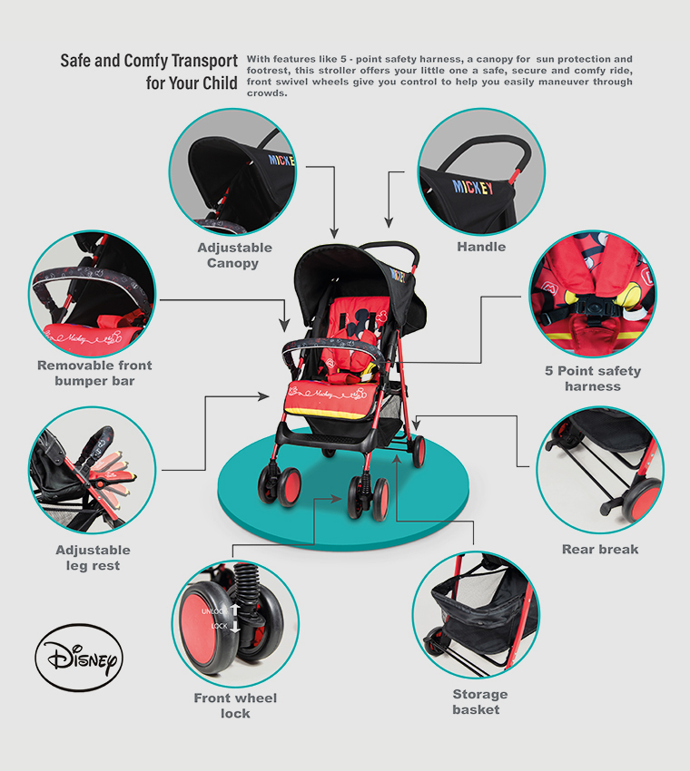 Disney Mickey Mouse Picnic Stroller