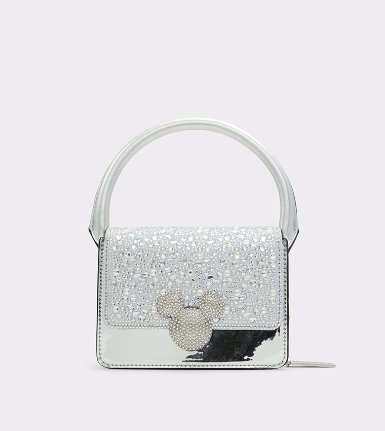 Buy Aldo Disney X Aldo Embellished Top Handle Bag In Silver 6thStreet UAE