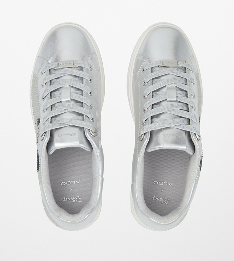 Aldo clearance silver sneakers