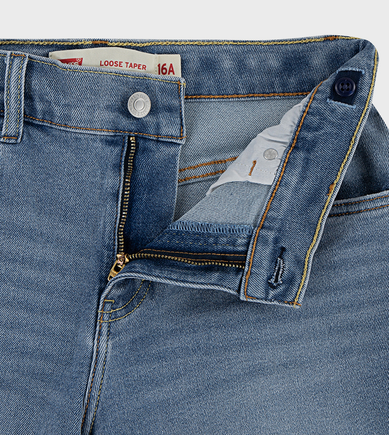 Faded Tapered Fit Jeans