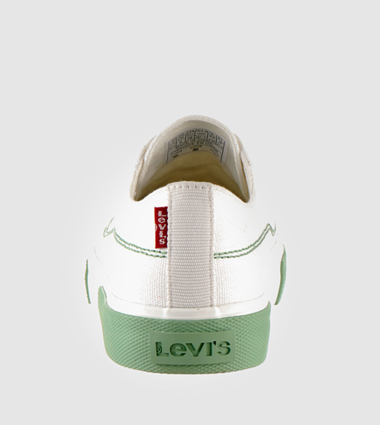 Buy Levi's Low Top Lace Up Sneakers In White | 6thStreet Kuwait