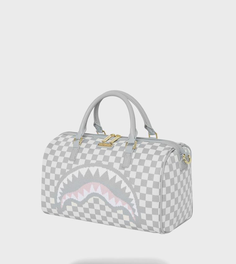 Knit Sharks In Paris In Cream Mini Duffle