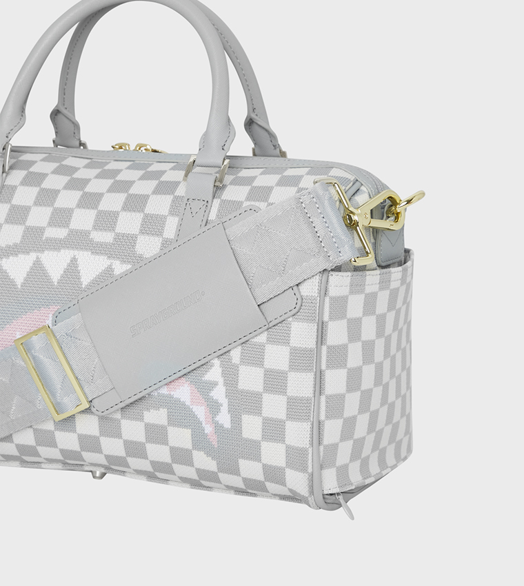 Knit Sharks In Paris In Cream Mini Duffle