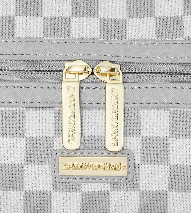 Knit Sharks In Paris In Cream Mini Duffle
