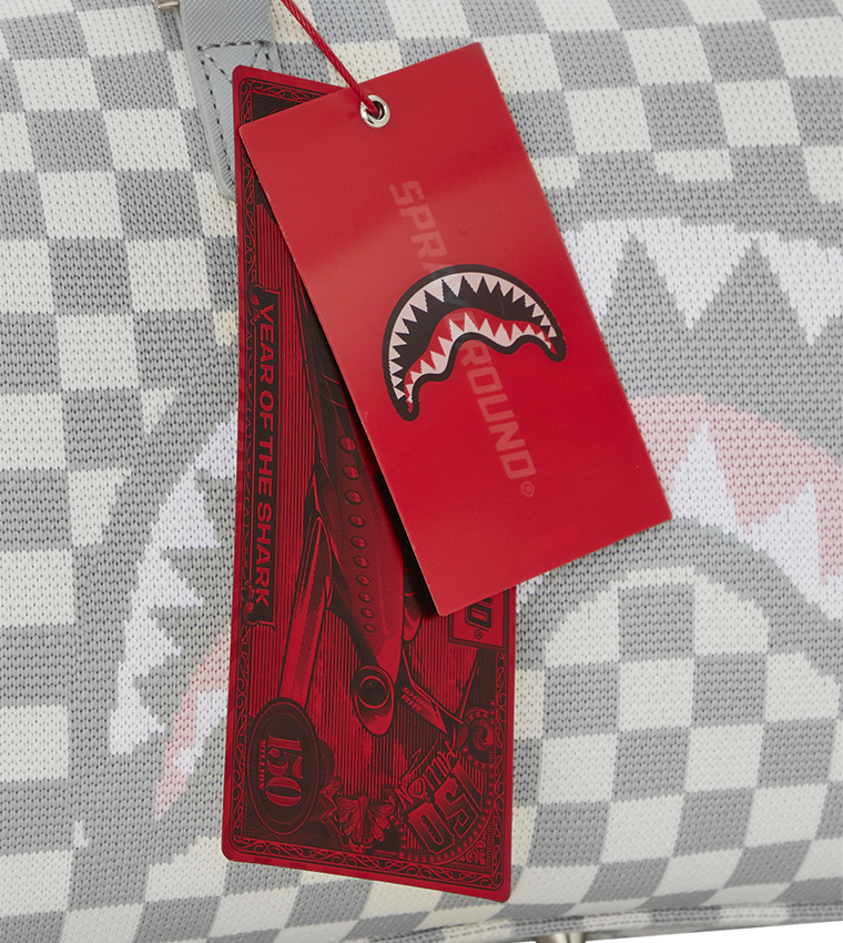 Knit Sharks In Paris In Cream Mini Duffle