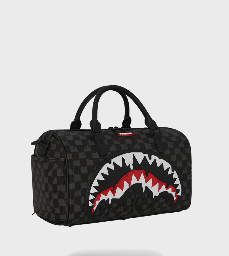 Dripping Sharks In Paris Mini Duffle