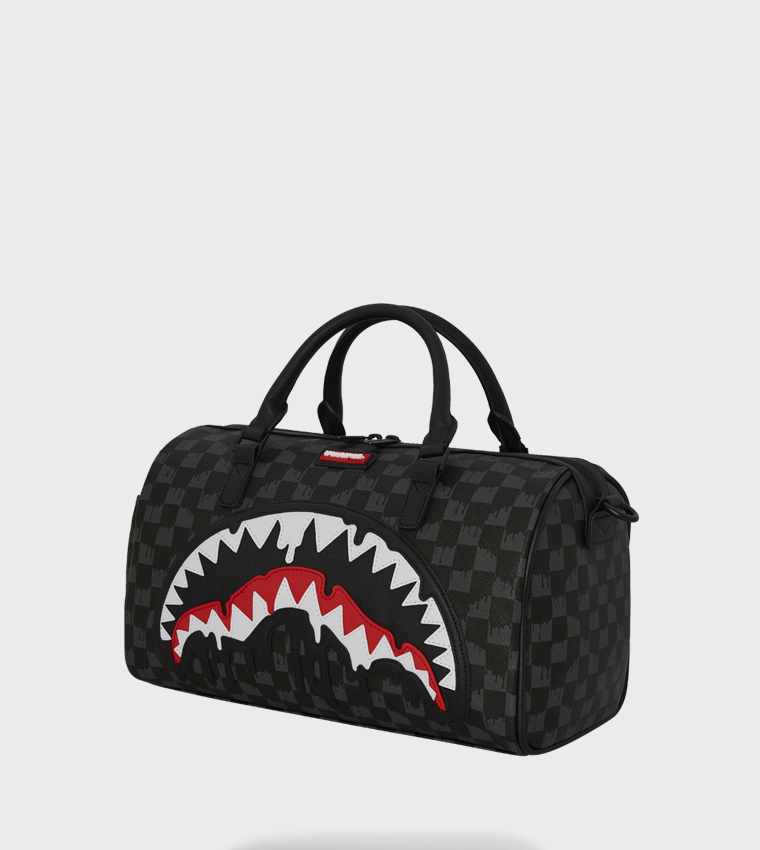 Dripping Sharks In Paris Mini Duffle