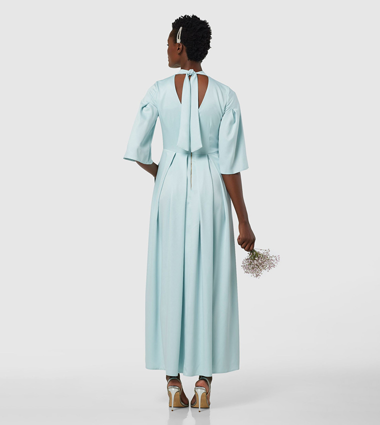 Mock Neck Maxi Dress