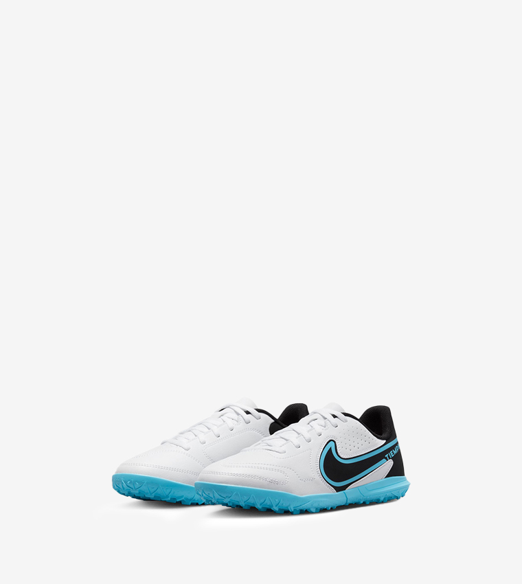 Buy Nike Jr. Legend 9 Club Turf Soccer Shoes In White | 6thStreet UAE