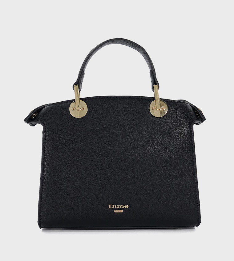 DAILY Logo Embossed Top Handle Bag