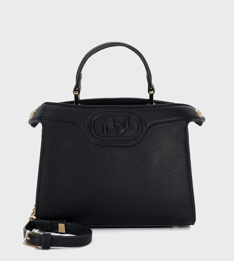 DAILY Logo Embossed Top Handle Bag