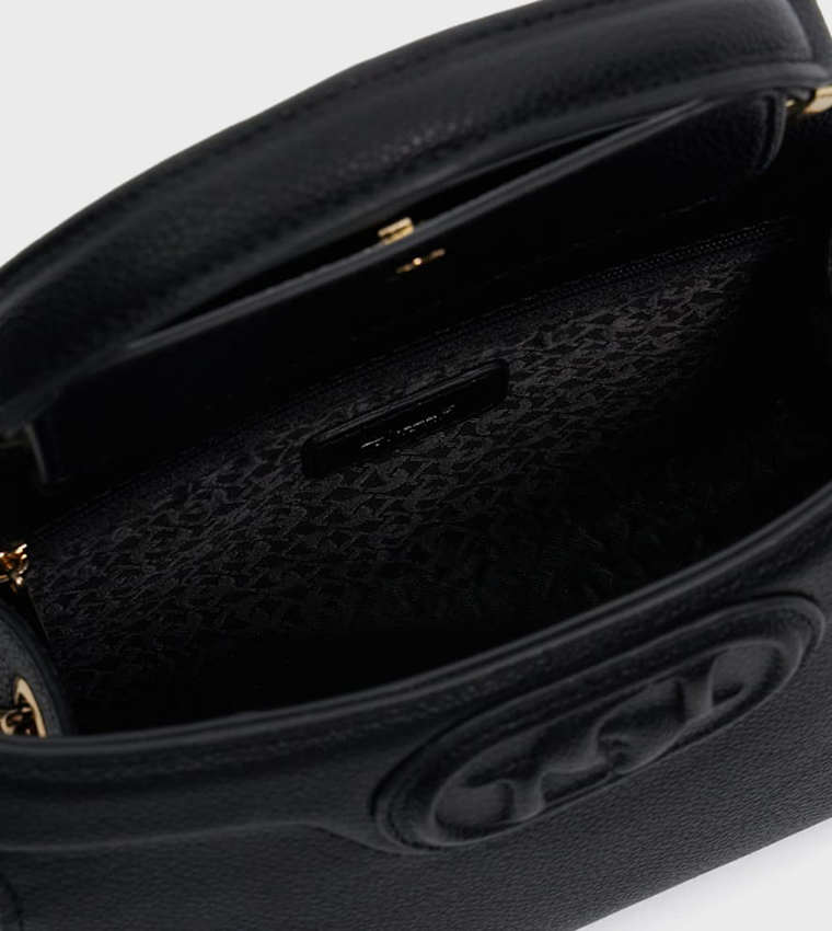 DAILY Logo Embossed Top Handle Bag