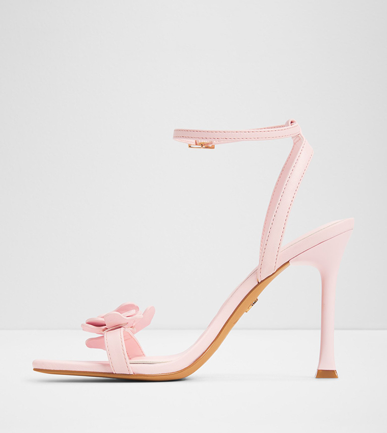 DAISYLILY Applique Heeled Sandals