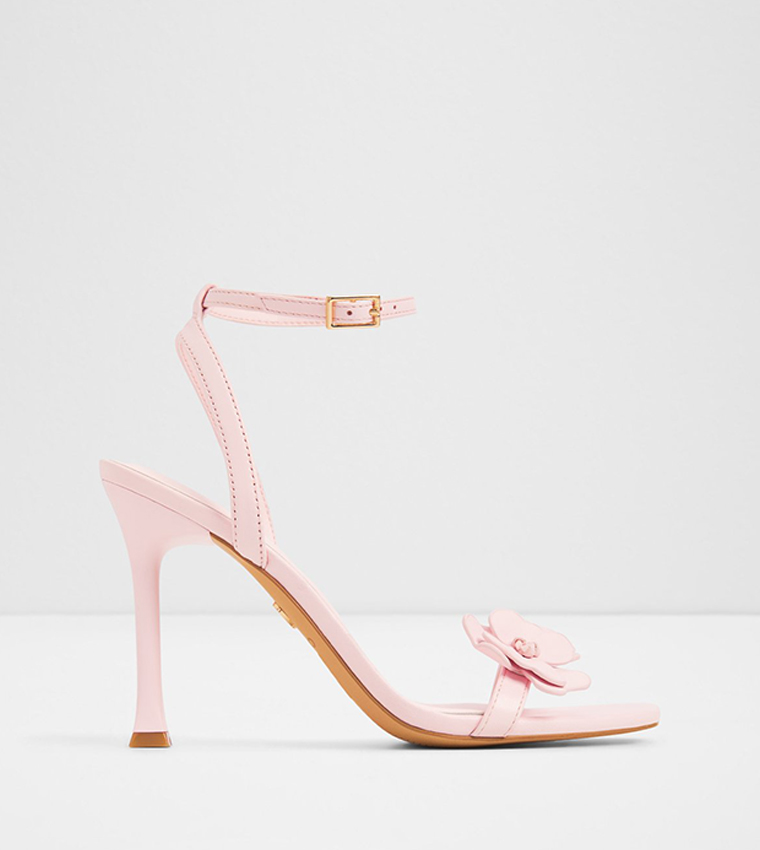 DAISYLILY Applique Heeled Sandals