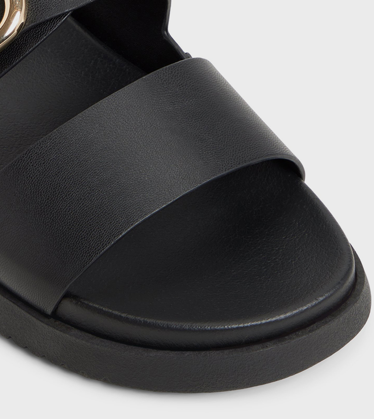 DAISYMAE Metal Accent Comfort Sandals