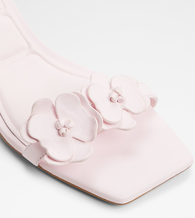 DAISYROSE Floral Applique Heeled Sandals