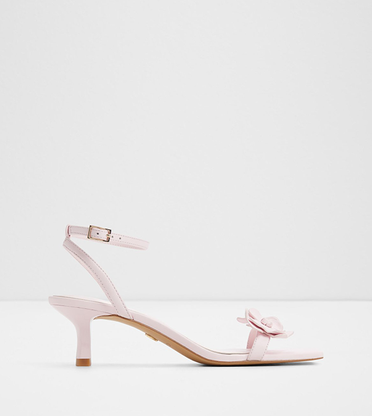 DAISYROSE Floral Applique Heeled Sandals