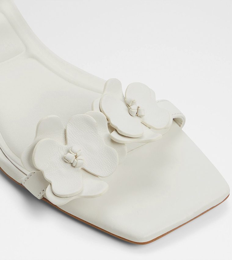 DAISYROSE Appliqued Ankle Strap Heeled Sandals