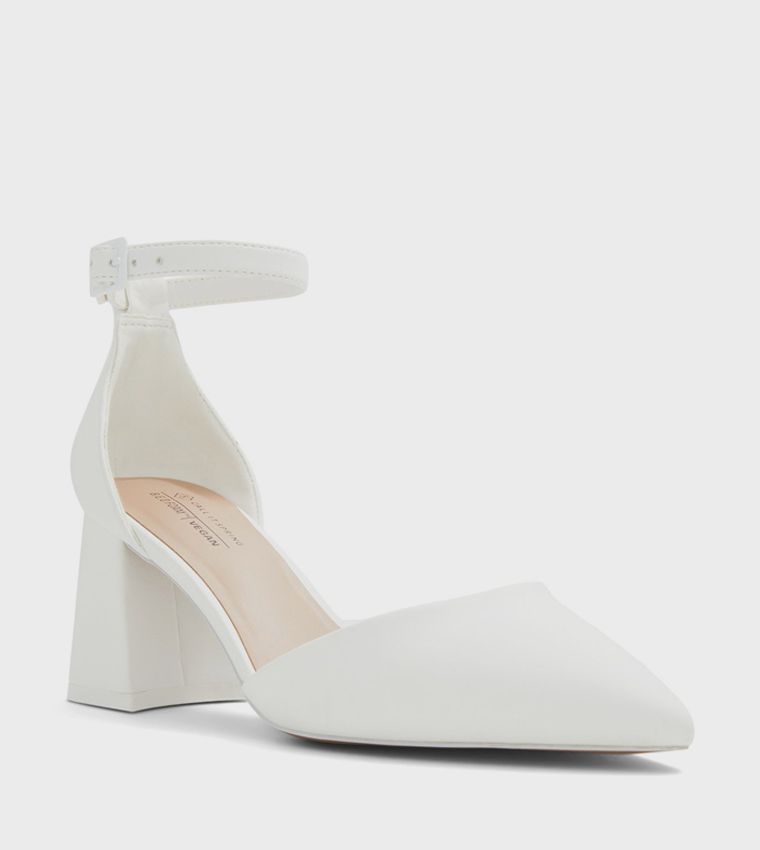DALIAA Ankle Strap Pumps