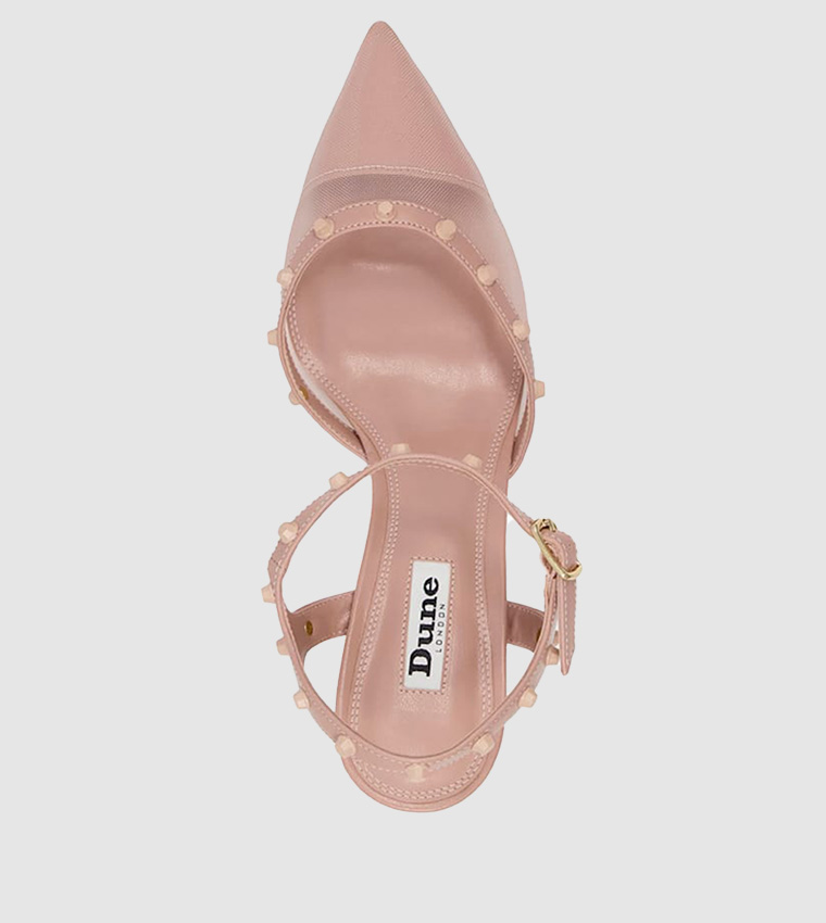 Buy Dune London DANDIE Mesh Stud Open Court Sandals In Brown