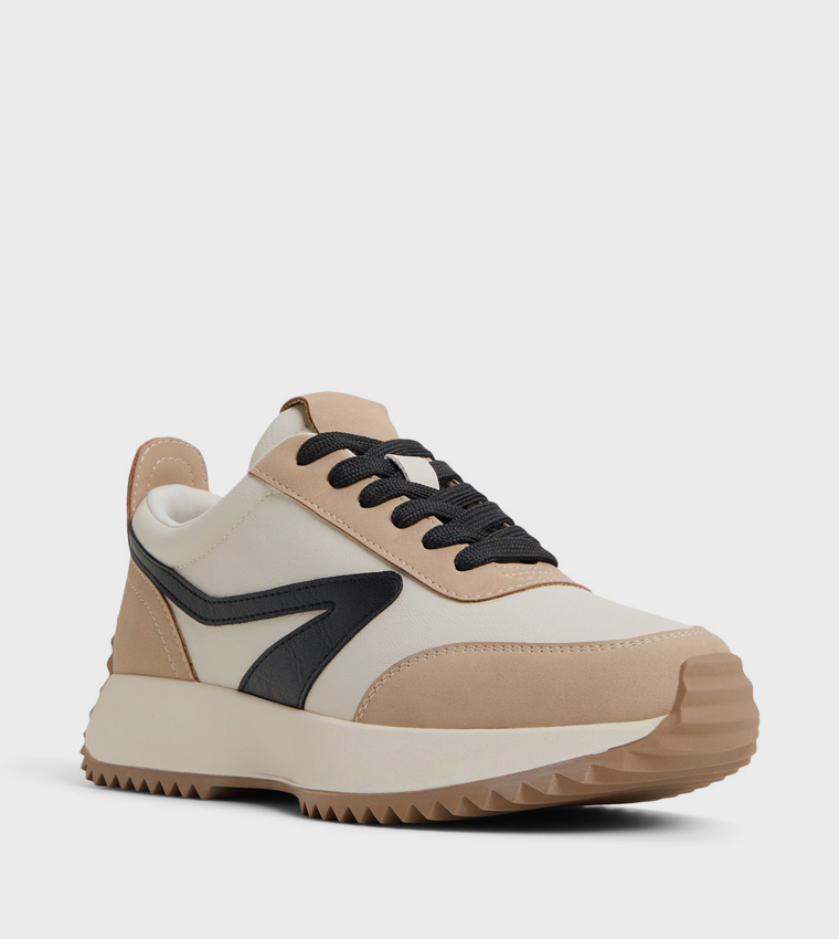 DANIE Color Block Lace Up Sneakers