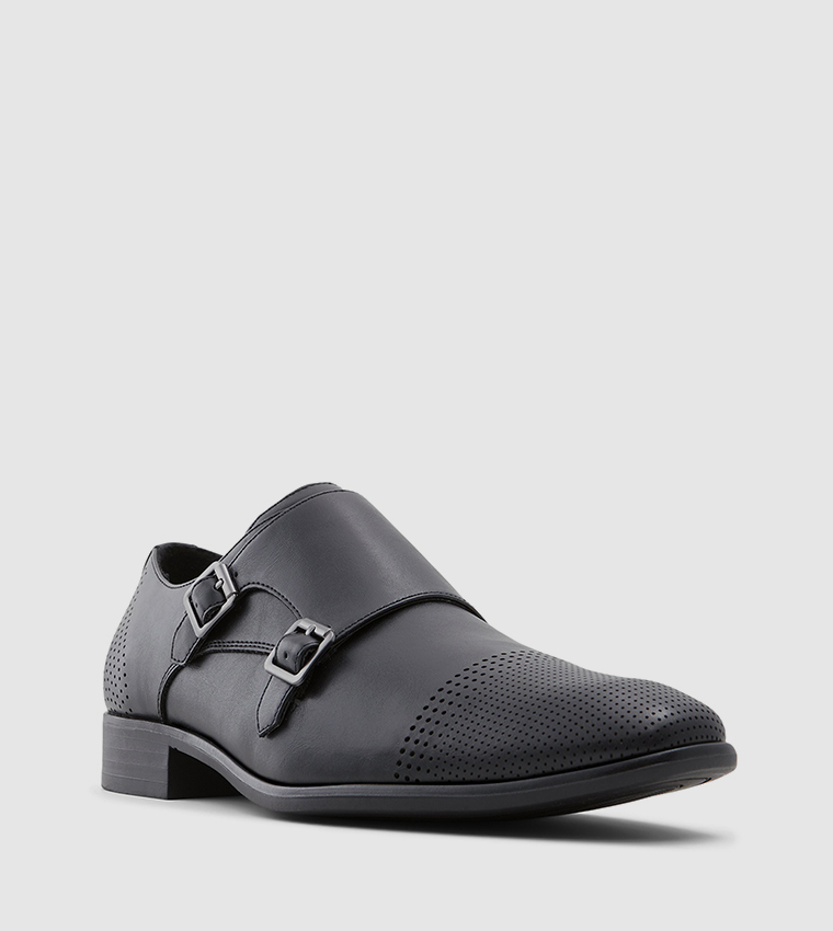 Buy Call It Spring Daniels Monk Strap Shoe In Black | 6thStreet Bahrain