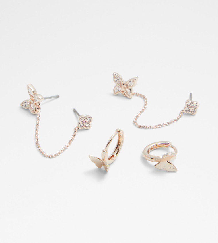 Aldo rose gold earrings clearance