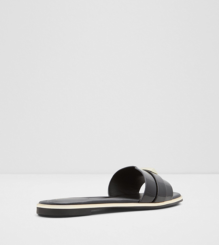 Darine Square Toe Flat Sandals-Flex Collections 