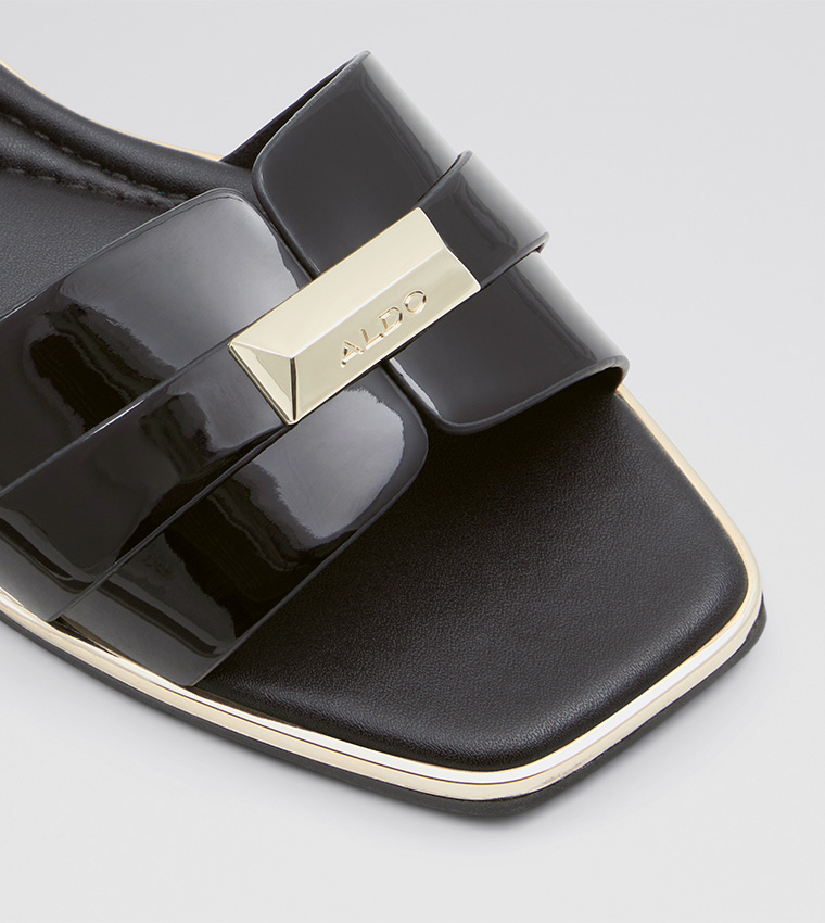 Darine Square Toe Flat Sandals-Flex Collections 