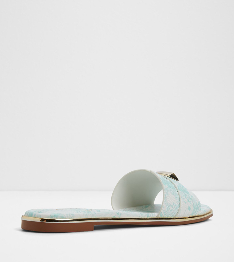 DARINE Patterned Flat Sandals