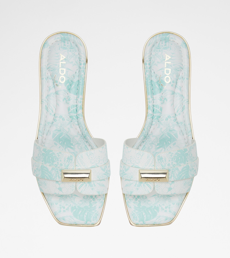 DARINE Patterned Flat Sandals