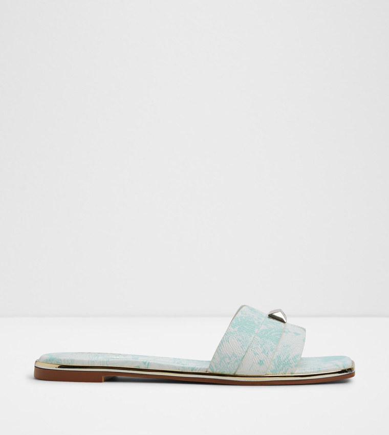 DARINE Patterned Flat Sandals