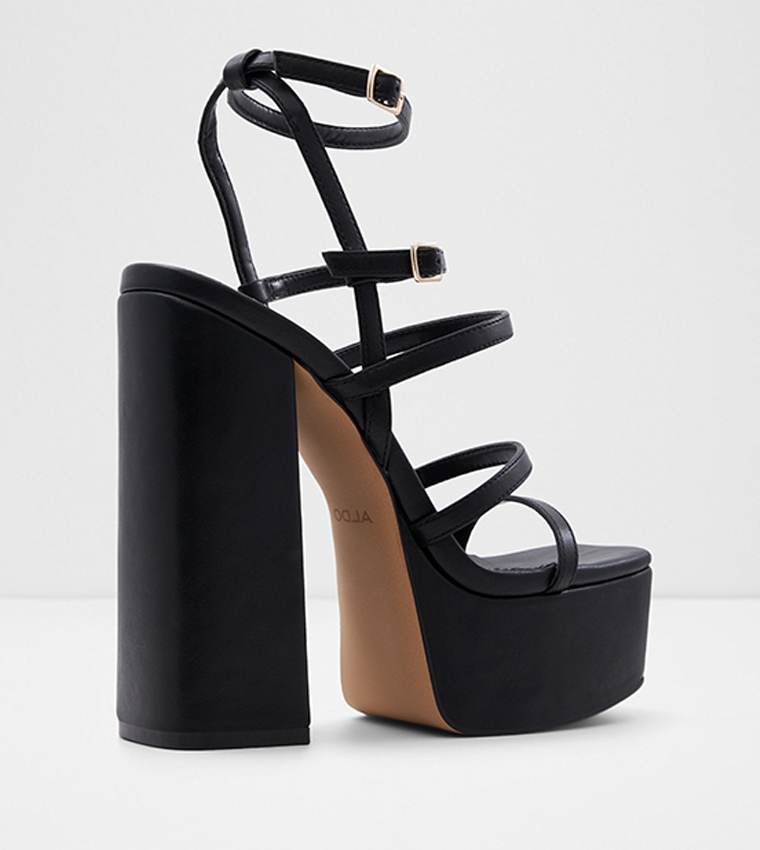 DARLING Strap Detail Platform Heels