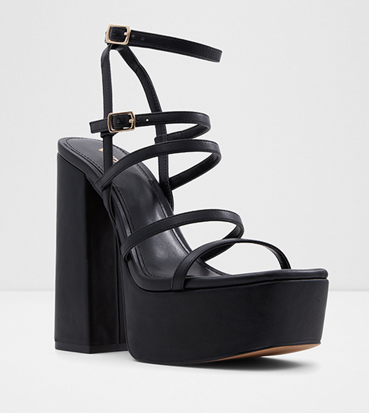 DARLING Strap Detail Platform Heels
