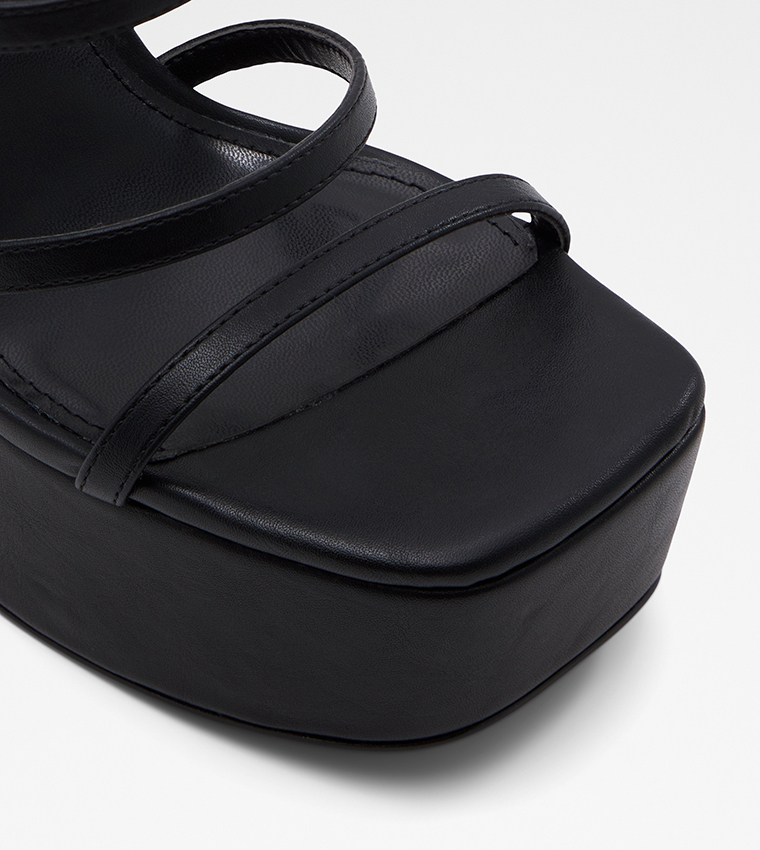 DARLING Strap Detail Platform Heels