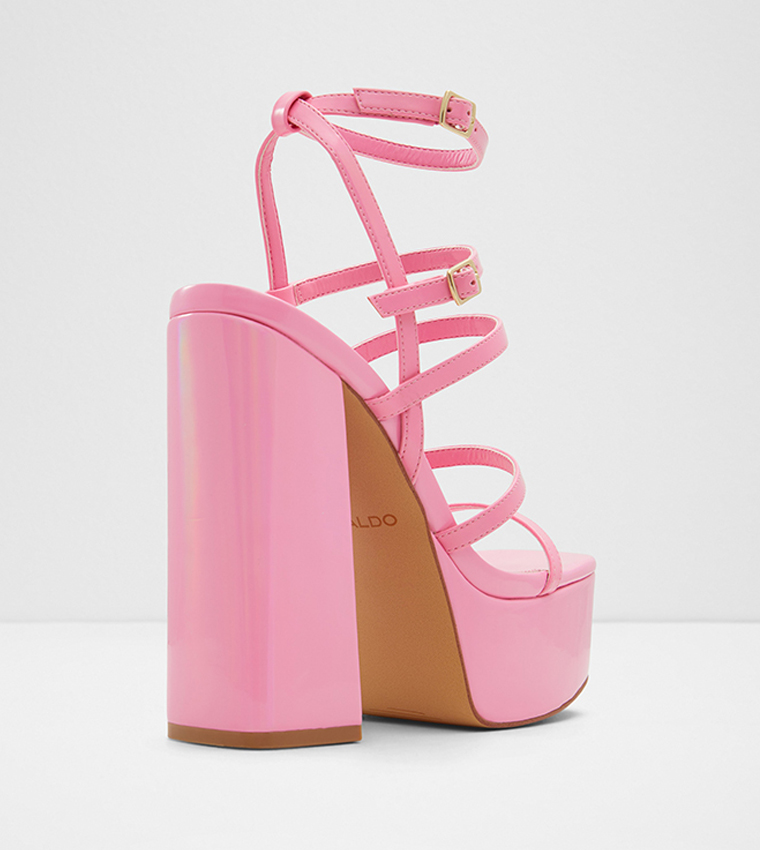 DARLING Strap Detail Platform Heels
